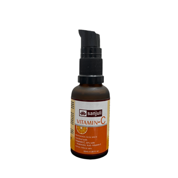 Sanjuli Vitamin C 20 % ( Hyluronic acid & Vit. E ) Face Serum - Image 2