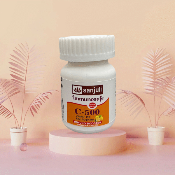 Sanjuli Vitamin C With Vitamin D and Zinc Sulphate tablets - Image 2