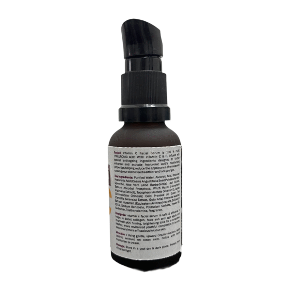 Sajuli Vitamin C 20% Serum With Hyluronic Acid And Vitamin E - Image 4