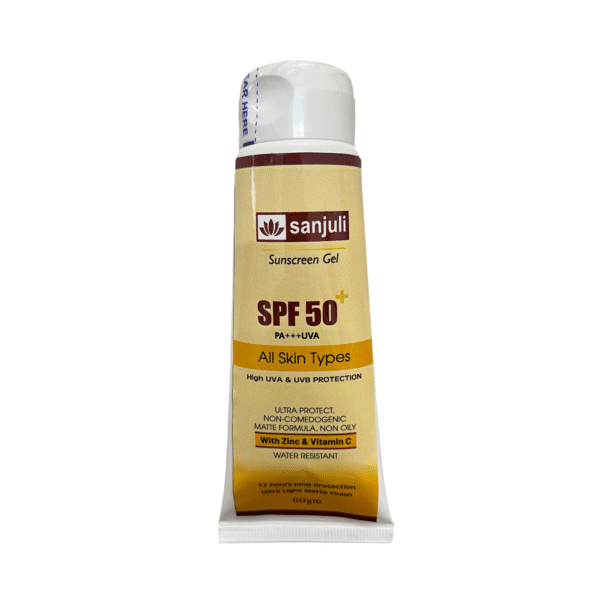 SPF 50 (sun screen gel) High UVA & UVB PROTECTION 60 gm