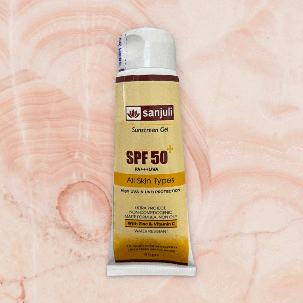SPF 50 (sun screen gel) High UVA & UVB PROTECTION 60 gm - Image 3