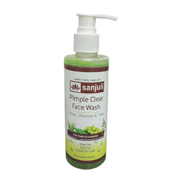Pimple Clear Face Wash (Neem, Aloevera, Tulsi)